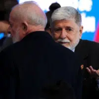 The Brazilian government’s advisor for international affairs, former Foreign Minister Celso Amorim, with Brazilian President Luiz Inácio Lula da Silva (Photo: Reuters).